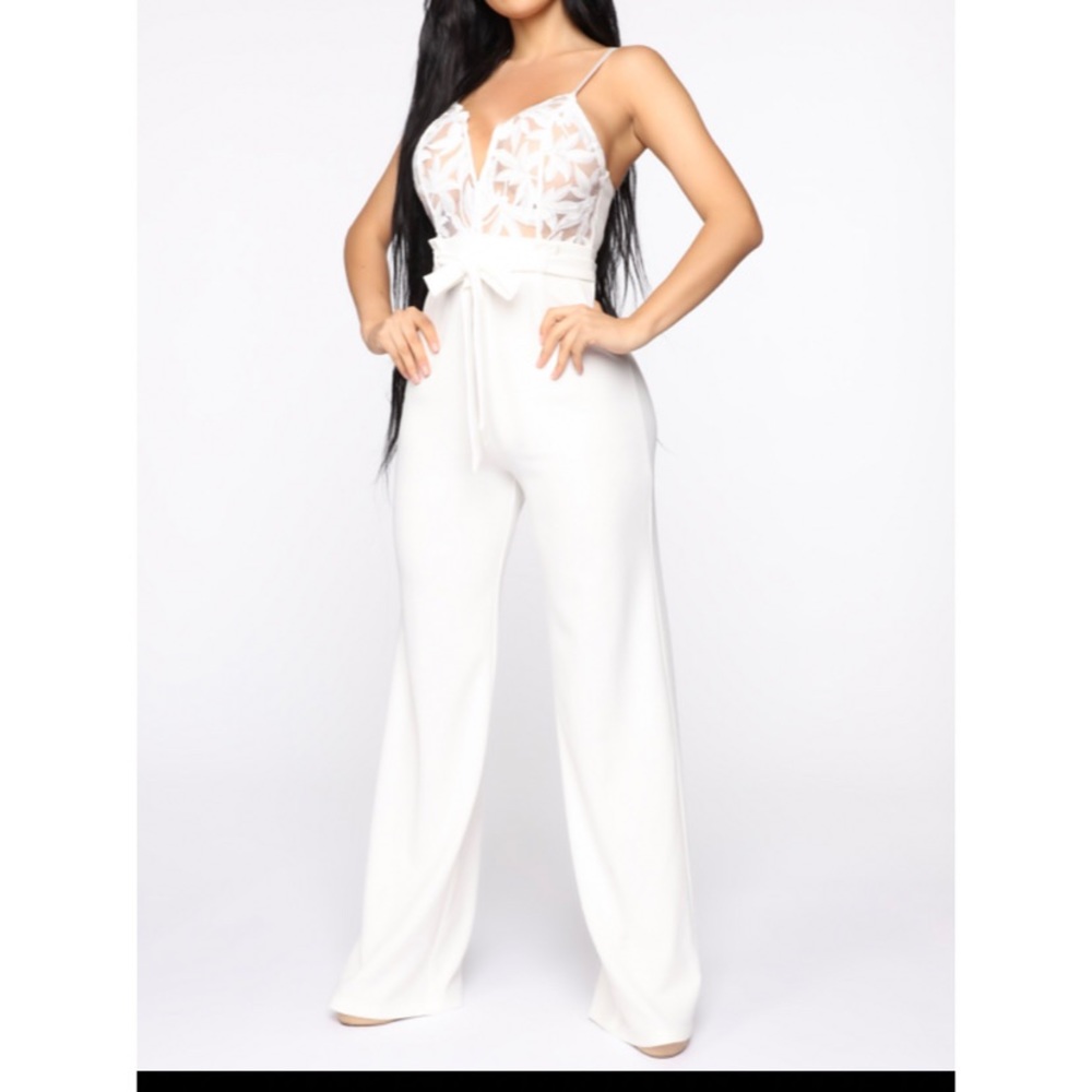 White jumpsuit